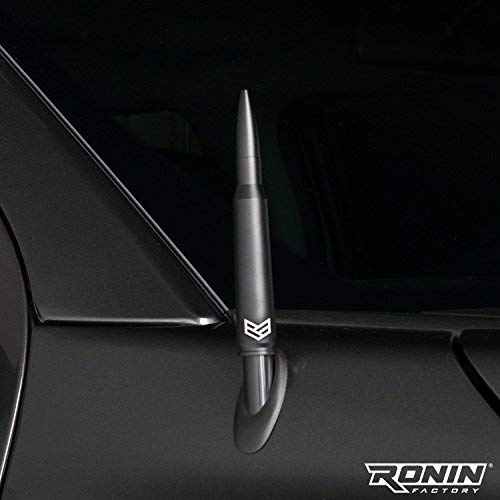 RONIN FACTORY Bullet Antenna Chevy Silverado & GMC Sierra Trucks - 50 Cal Truck Antenna Accessories - Anti Theft - Carwash Safe - Short Replacement Antenna TuffLock Antenna Chevy & GMC - Image 6