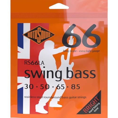 Rotosound RS66LA Swing Bass 66 Stainless Steel Bass Guitar Strings (30 50 65 85) - Image 2