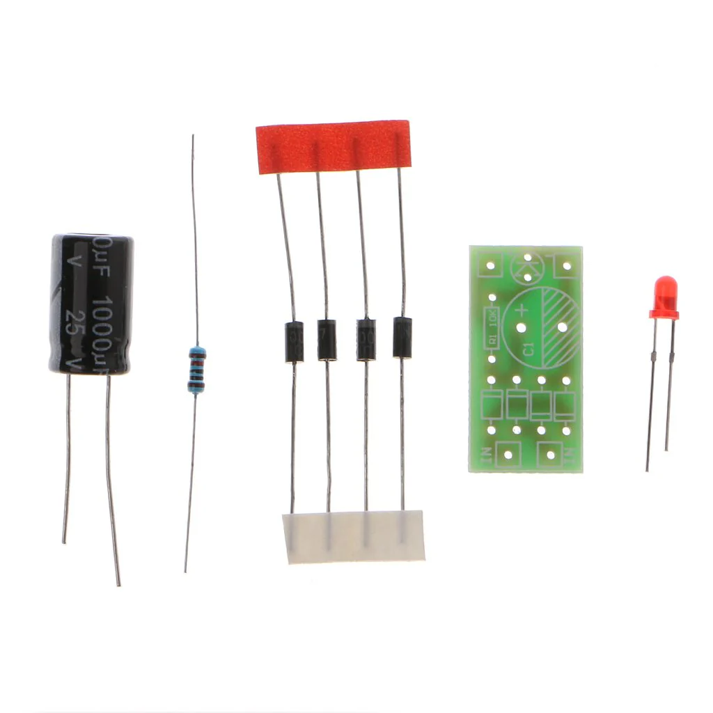 Rtengtunn AC-DC Converter 6/12/24V to 12V Full Bridge Rectifier Filter Power Supply Module