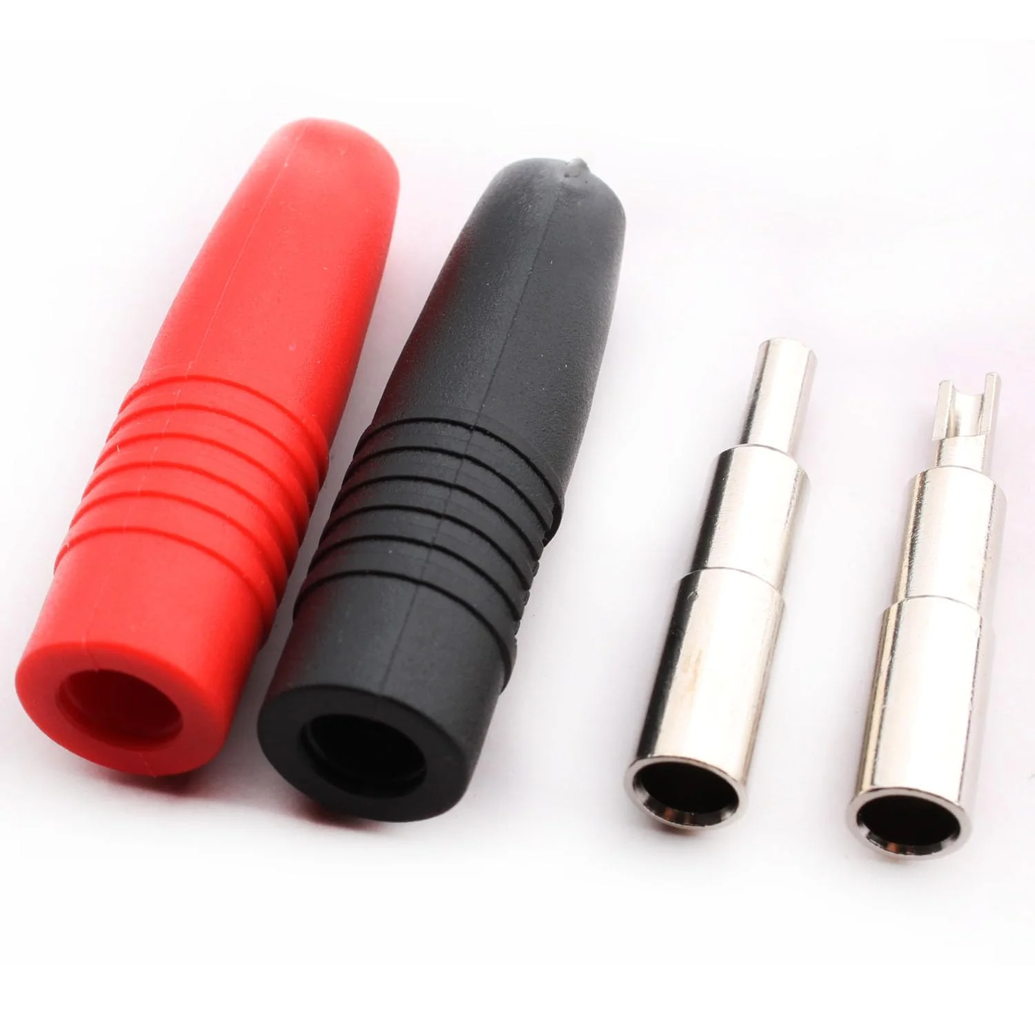 RUNCCI-YUN 10Pcs Insulated Female Banana Plug Solder Banana Plugs socket for Male Banana Plug Cable Connector(Black/Red) - Image 5