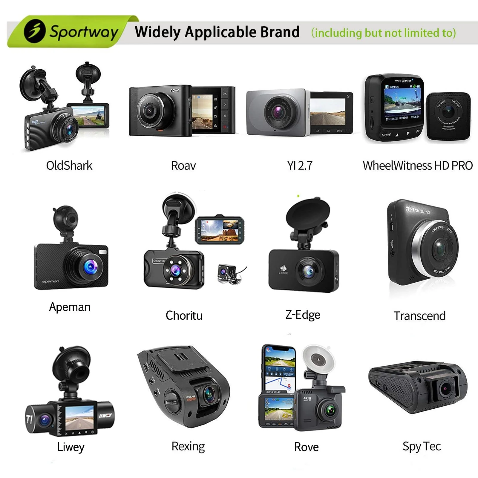 S80 Dash Cam mount, Dash Cam Mirror Mount Holder with 16pcs Joints for Rove APEMAN CHORTAU Roav Nexar iiwey YI Z-Edge Old Shark KDLINKS Crosstour VANTRUE GoPro... 99% Car Dash Cameras DVR GPS - Image 4