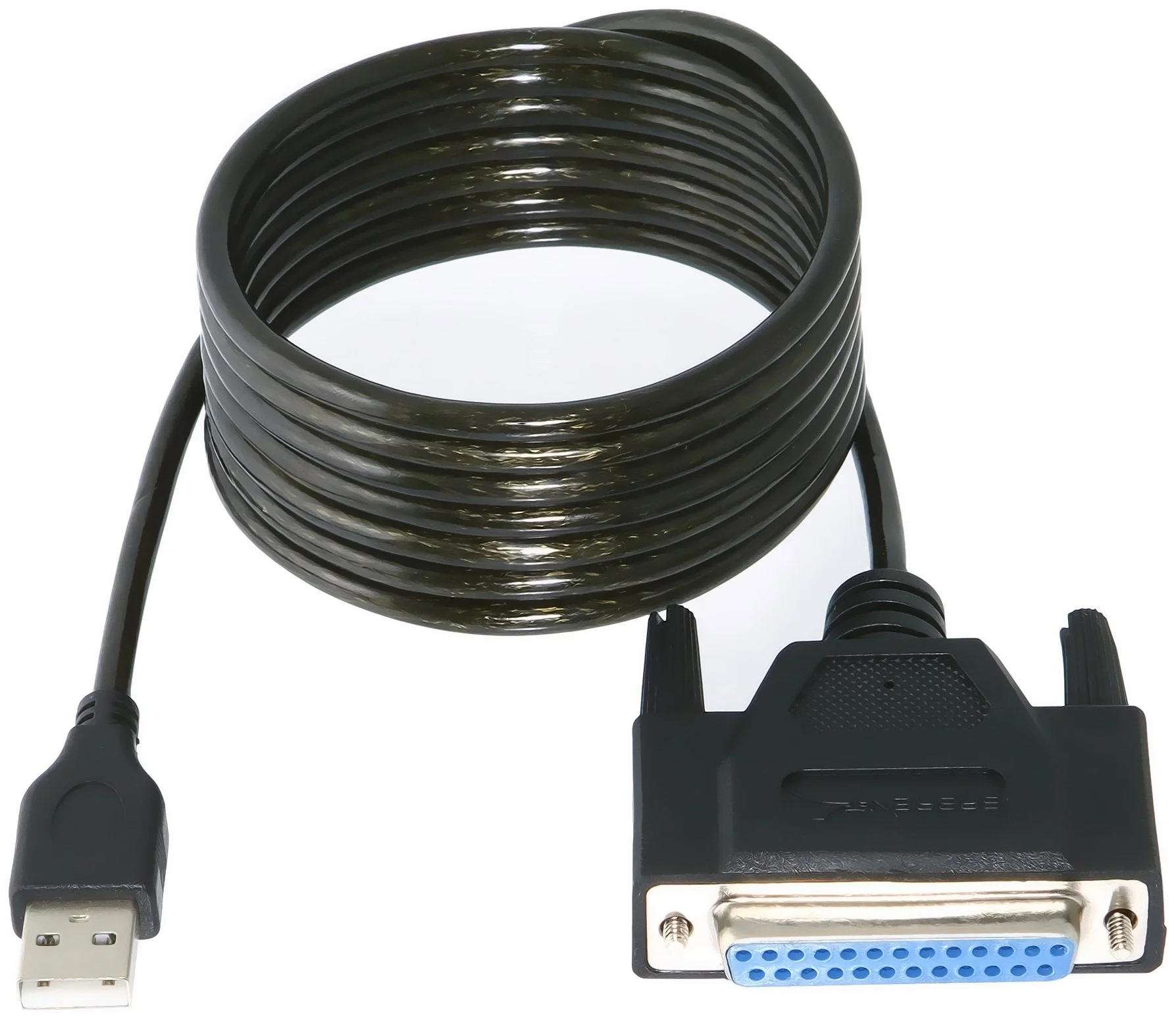 Sabrent USB 2.0 to DB25 IEEE-1284 Parallel Printer Cable Adapter [THUMBSCREWS Connectors] (CB-DB25) DB25 Thumbscrews - Image 7