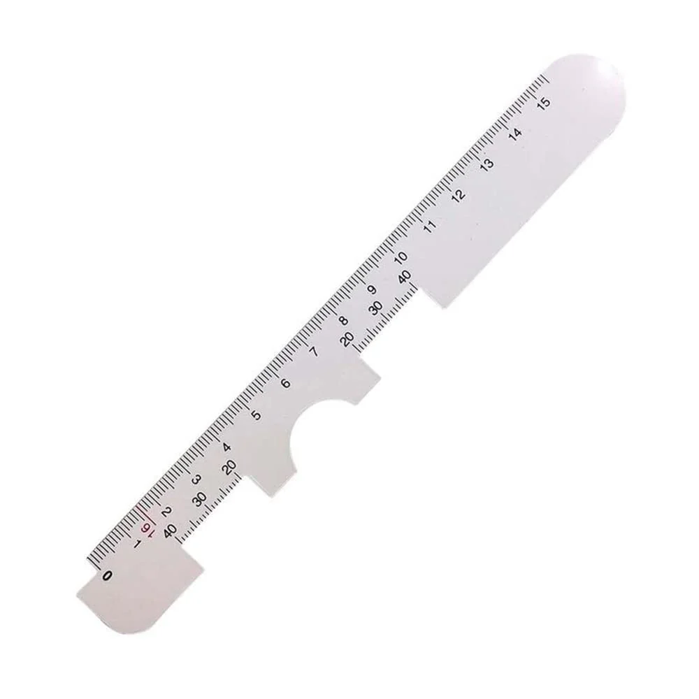 SagaSave 10pcs Optical PD Ruler Plastic Pupil Distance Meter Eye Eye Test Tool