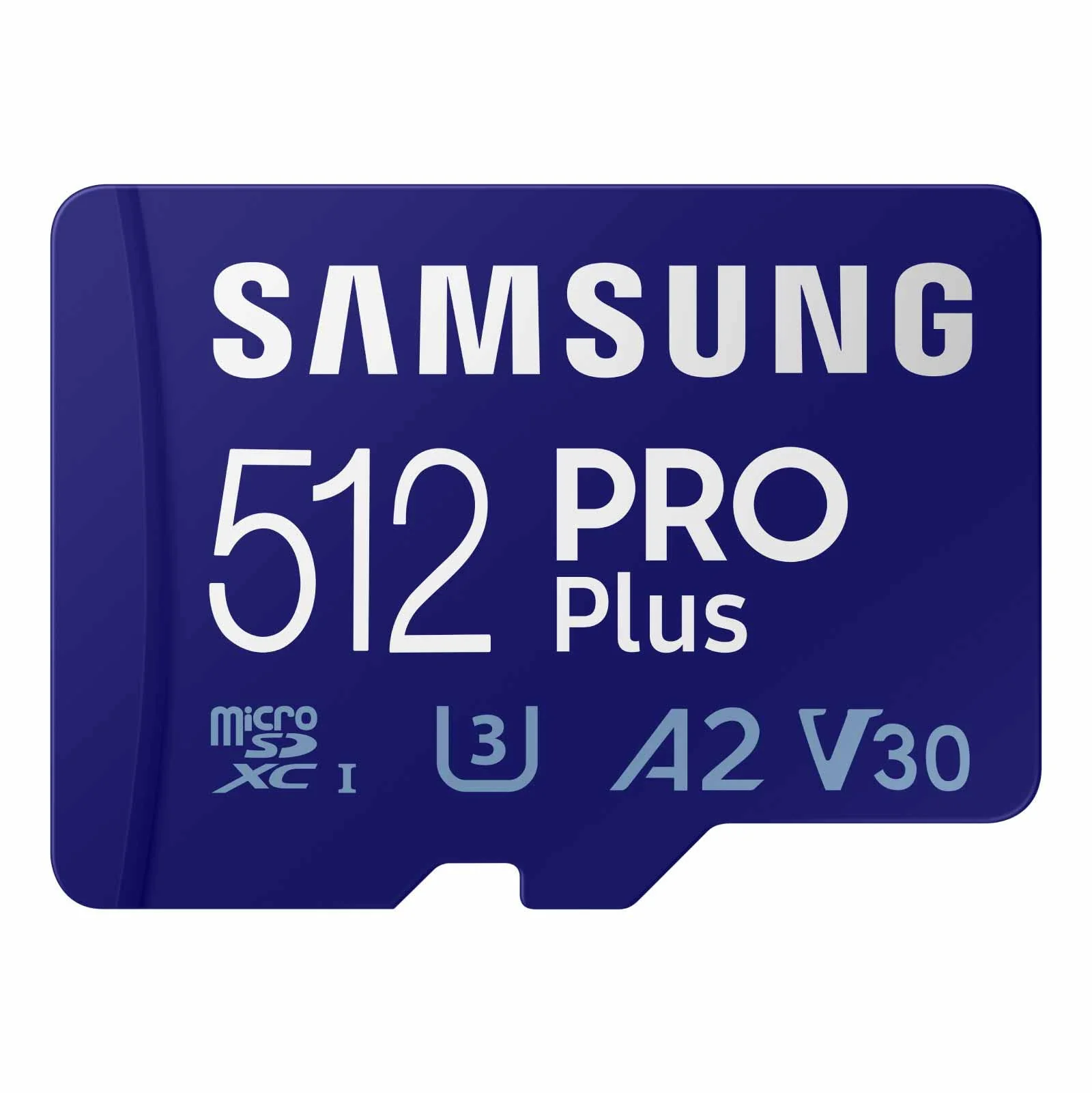 SAMSUNG PRO Plus microSD Memory Card + Adapter, 512GB MicroSDXC, Up to 180 MB/s, Full HD & 4K UHD, UHS-I, C10, U3, V30, A2 for Android Phones, Tablets, GoPRO, DJI Drone, MB-MD512SA/AM, 2023 New PRO Plus Read/Write 180/130MB/s