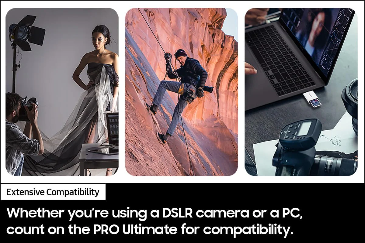 SAMSUNG PRO Ultimate Full Size 256GB SDXC Memory Card, Up to 200 MB/s, 4K UHD, UHS-I, C10, U3, V30, A2, for DSLR, Mirrorless Cameras, PCs, MB-SY256S/AM PRO Ultimate (200MB/s) Card Only - Image 5