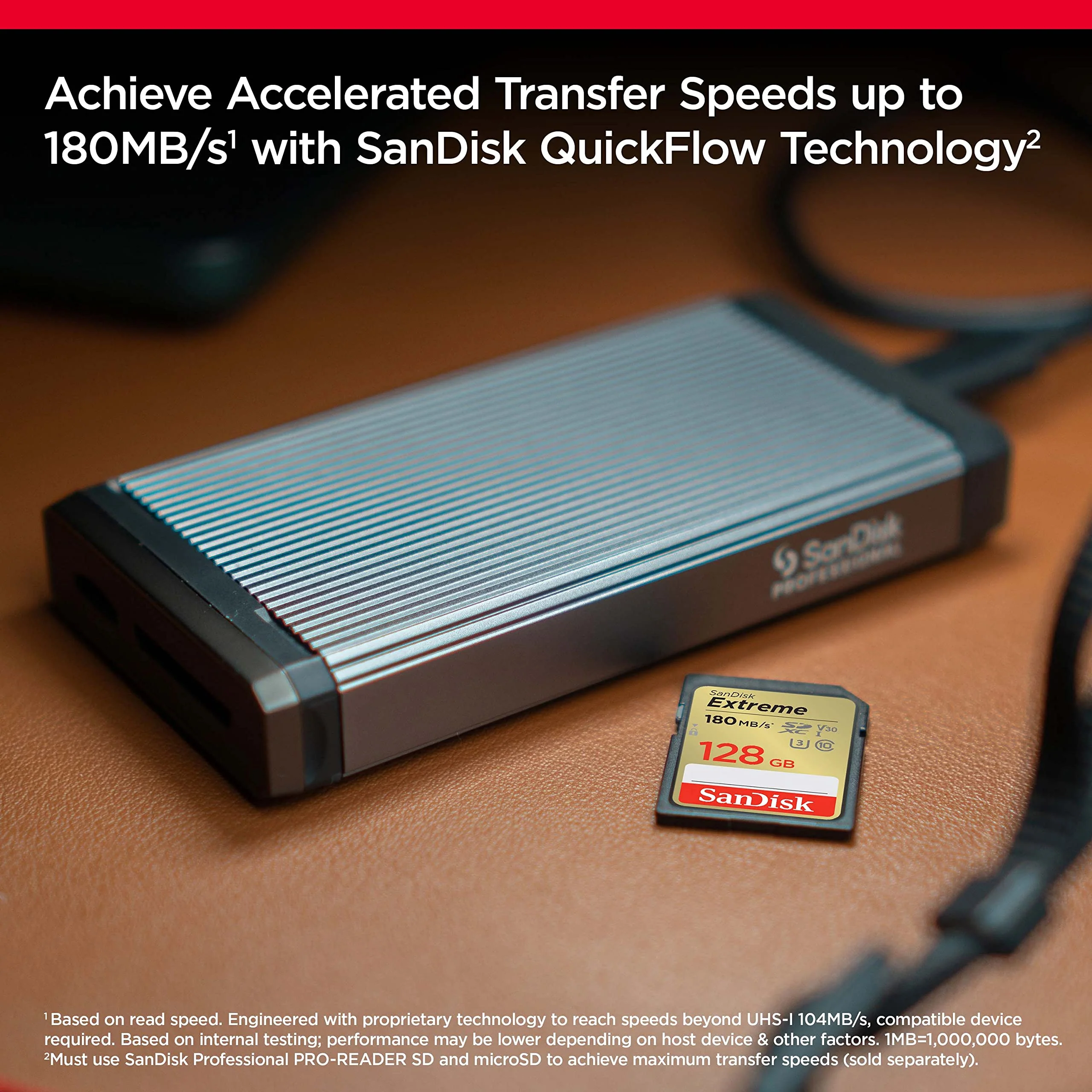 SanDisk 128GB Extreme SDXC UHS-I Memory Card - C10, U3, V30, 4K, UHD, SD Card - SDSDXVA-128G-GNCIN Memory Card Only - Image 3