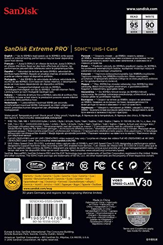 SanDisk Extreme Pro 32GB SDHC UHS-I Card (SDSDXXG-032G-GN4IN) Card Only - Image 5