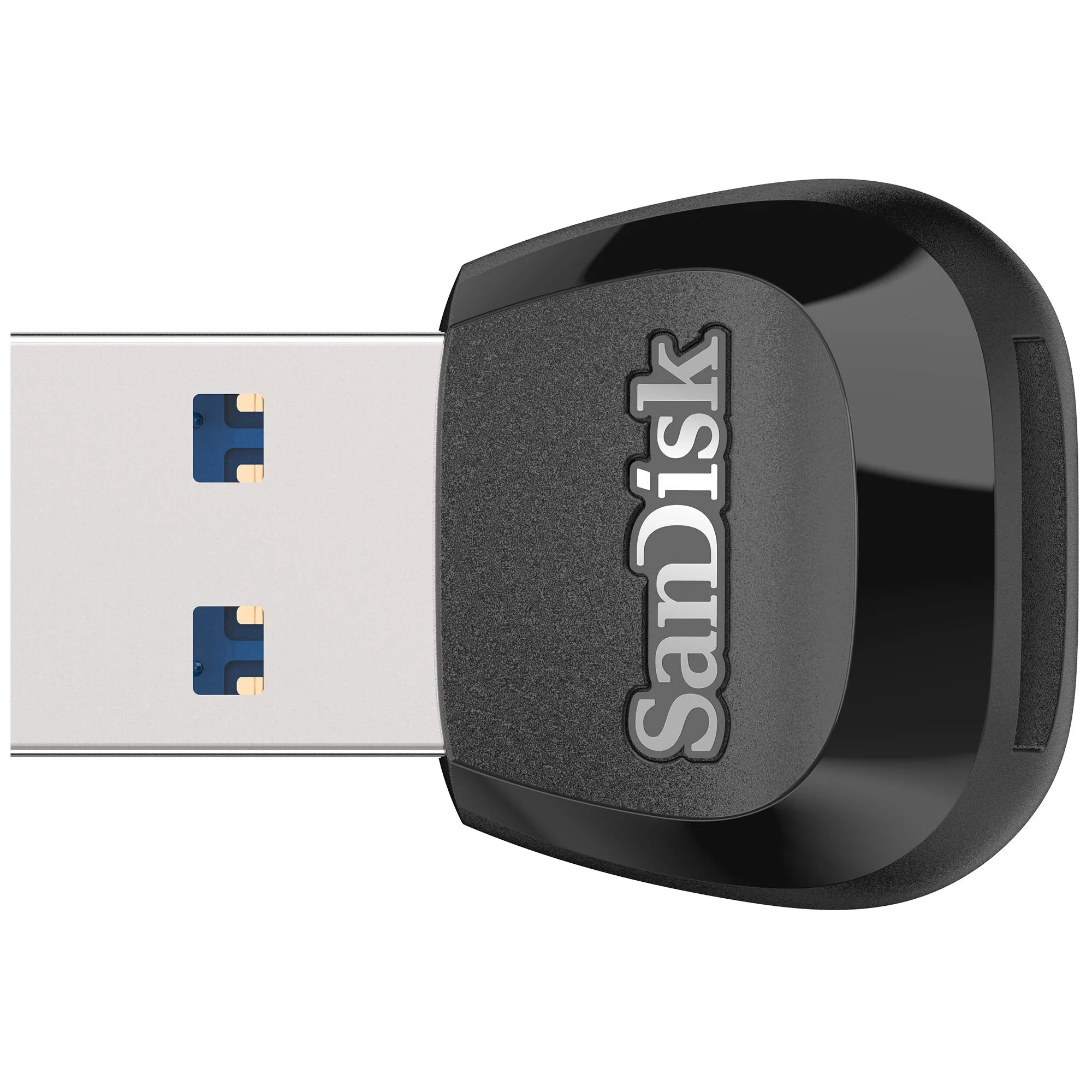 SanDisk - SDDR-B531-GN6NN MobileMate USB 3.0 microSD Card Reader - SDDR-B531-GN6NN Black Card Reader Only - Image 2