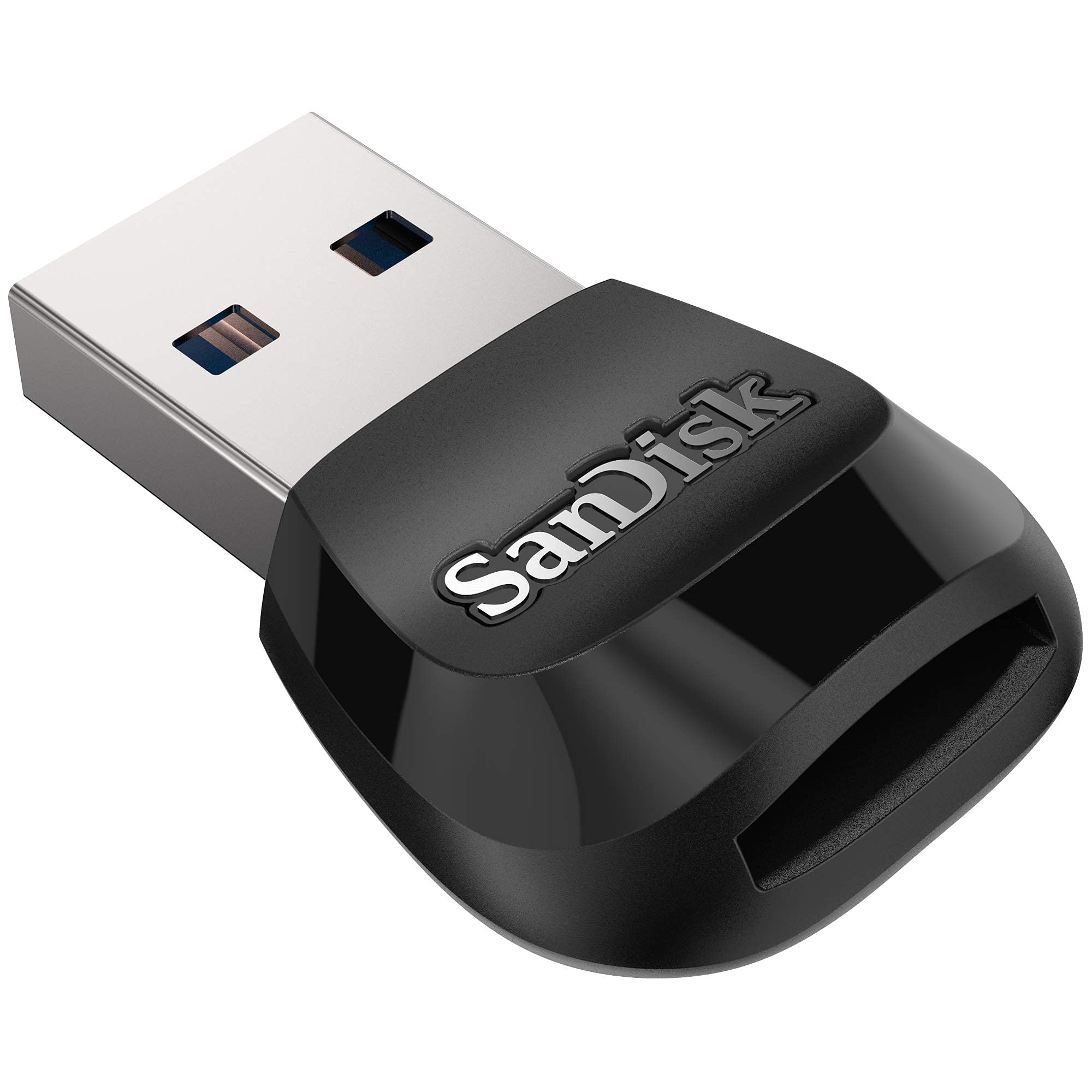 SanDisk - SDDR-B531-GN6NN MobileMate USB 3.0 microSD Card Reader - SDDR-B531-GN6NN Black Card Reader Only - Image 3