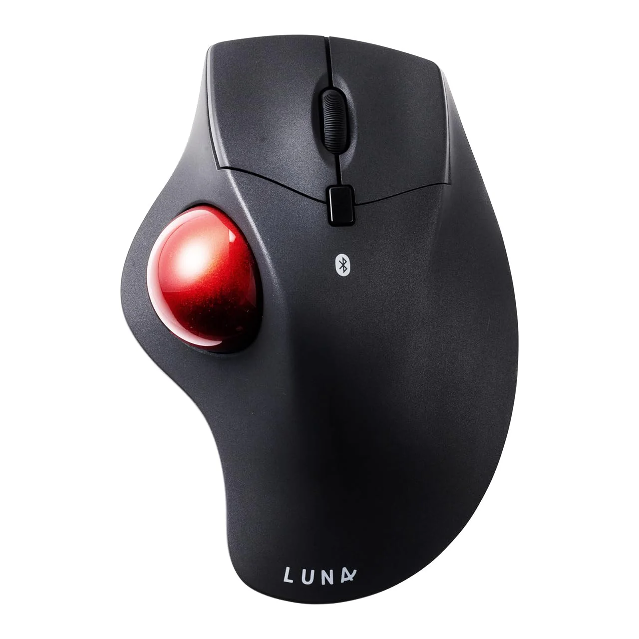 SANWA Bluetooth Wireless Ergonomic Trackball Mouse, Optical Rollerball Mice, Programmable Silent Buttons, 40mm Trackball, 600/800/1200/1600 DPI, Compatible with MacBook, Laptop, Windows, macOS