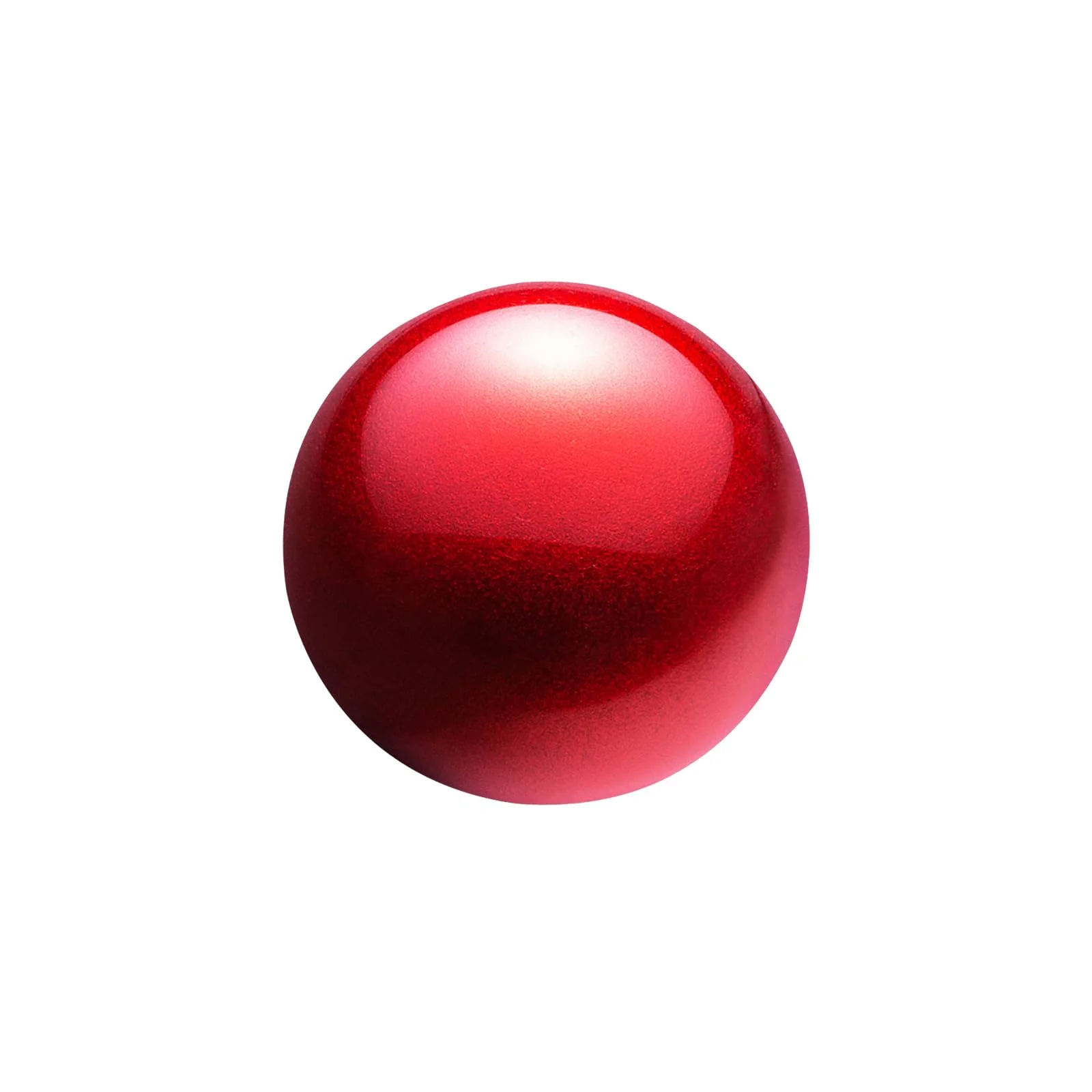 SANWA Small Trackball 34mm/1.34in, Replacement Ball for Logitech M575, M570, MX Ergo, ELECOM, Kensington, Perixx, and Other Compatible Trackball Mice, Glossy Red 34 MM