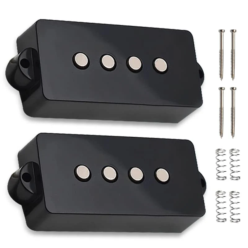 SAPHUE Alnico 5 P Bass Pickups Humbucker Pickup for 4 String P Bass Precision Bass Replacement