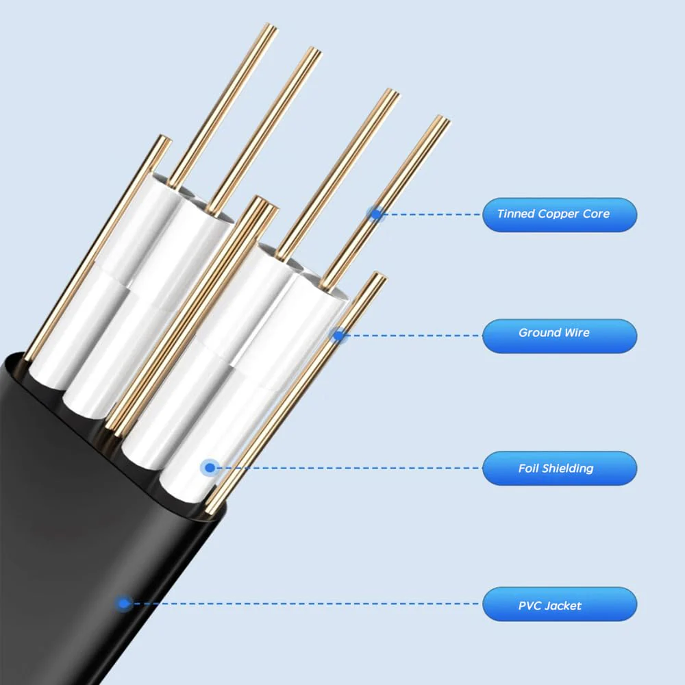 SATA Cable III, 4 Pack 90 Degree Right Angle to Straight &Straight to Straight 6Gbps 7pin SATA 3.0 Data Transmission Cord with Locking Latch for Hard Drive SSD (Straight+Angled(2Black+2Red)) Straight+angled(2Black+2Red) - Image 3