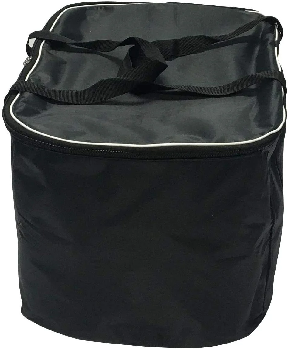 Satnam Nylon Tabla Drum Gig Bag Case for Tabla Drum Set - Black Tabla Gig Bag - Image 2