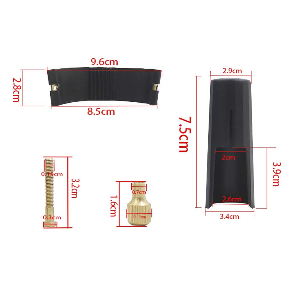 Saxophone Ligature Fastener,Artificial Leather Rubber for Sax Mouthpiece (for Alto) for Alto - Image 7