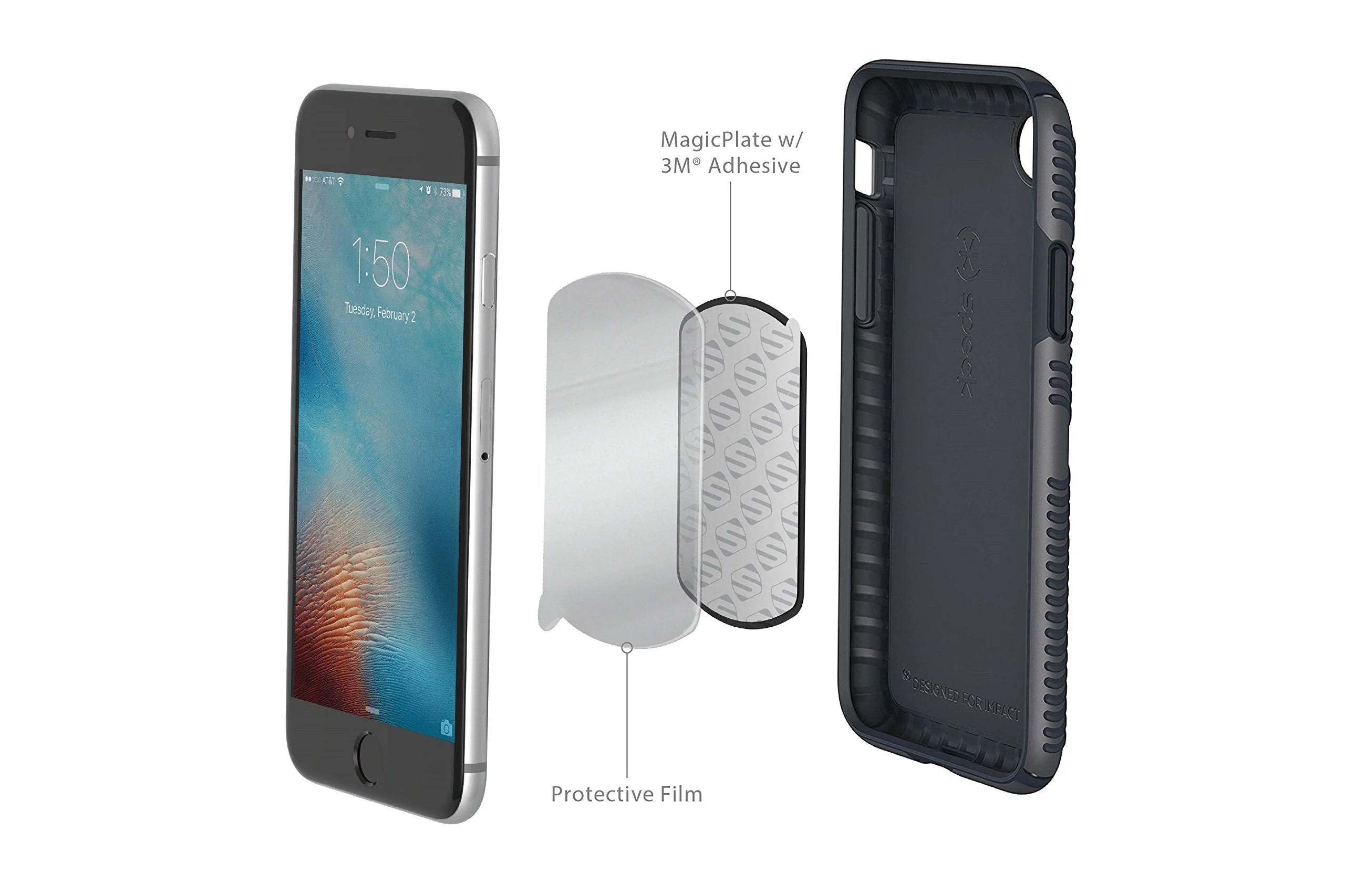 SCOSCHE MAGRKI MagicMount Magnetic Mount Replacement Plate Kit for Mobile Devices - Black - Image 2