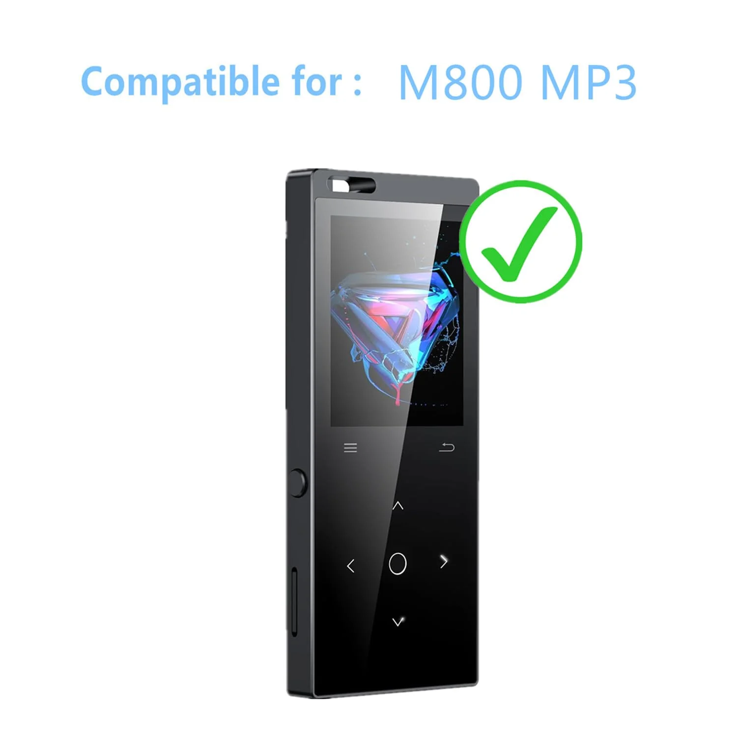 Screen Protector Compatible for DODOSOUL MP3 Player (6 Pack) M800 Music Player HD PET Protector Film - Image 2