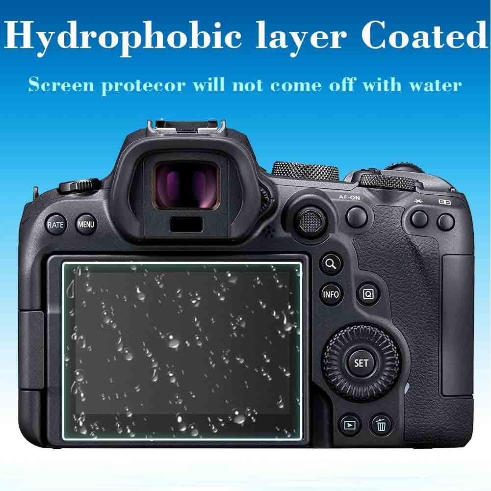Screen Protector for Canon EOS R7 /EOS R6 Mark II/EOS R6 Camera, 9H EOSR6 EOSR7 Tempered Glass Screen Protector Edge to Edge Protection,Anti-Scrach Anti-Bubble [3 Pack] - Image 6