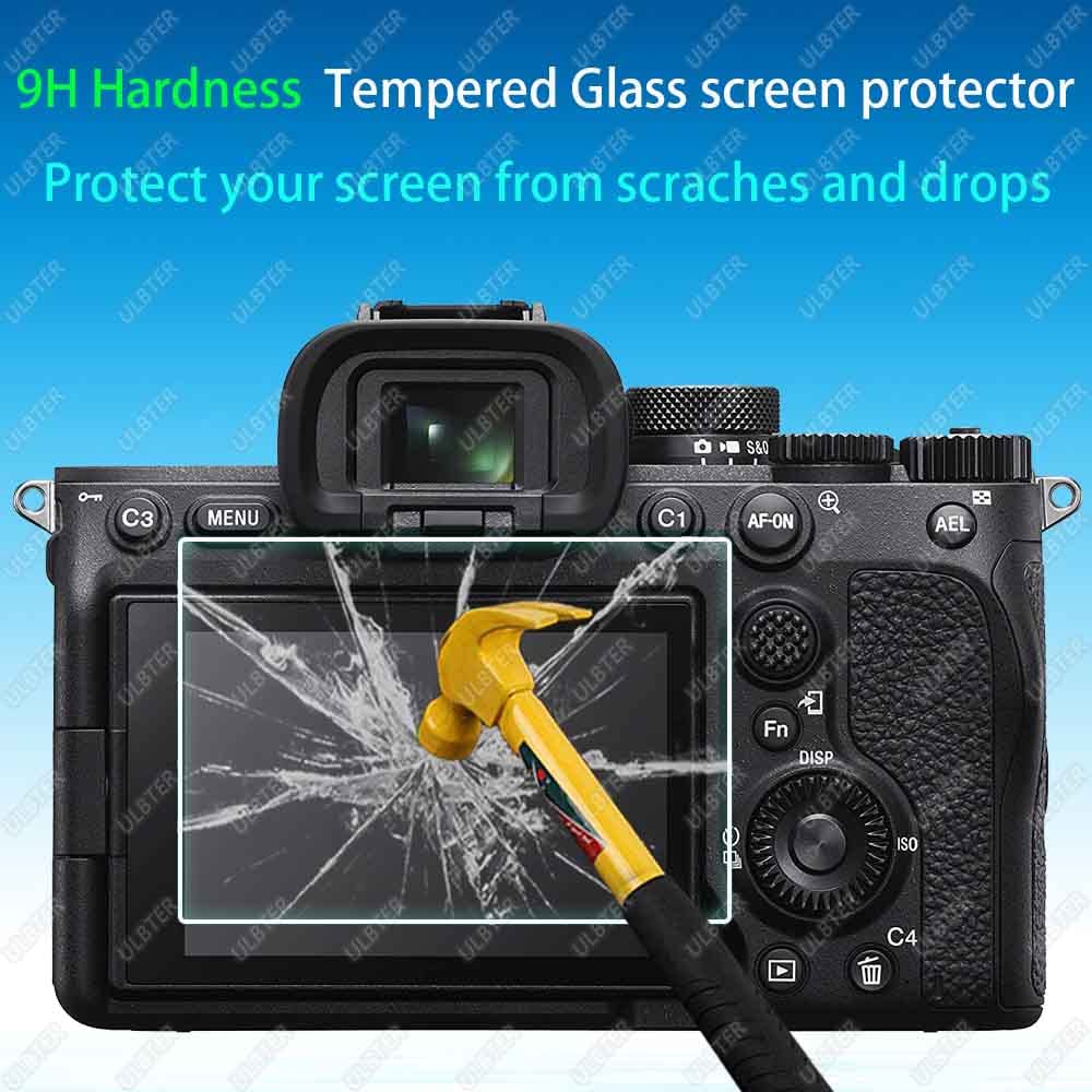 Screen Protector for Sony Alpha ZV-E10 II ZVE10 II/ZV-E1 ZVE1 A7 IV Alpha 7 IV A7IV 7IV Camera, 0.3mm 9H Hardness Tempered Glass Cover Anti-Scrach Anti-Fingerprint [3 pieces] A7 IV / ZV-E1 / ZVE10 II - Image 3