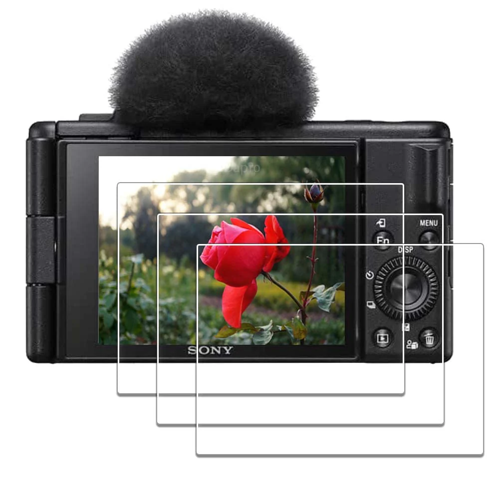 Screen Protector for Sony ZV-1F ZV1F Vlog Camera [3 Pack] Tempered Glass Easy Installation
