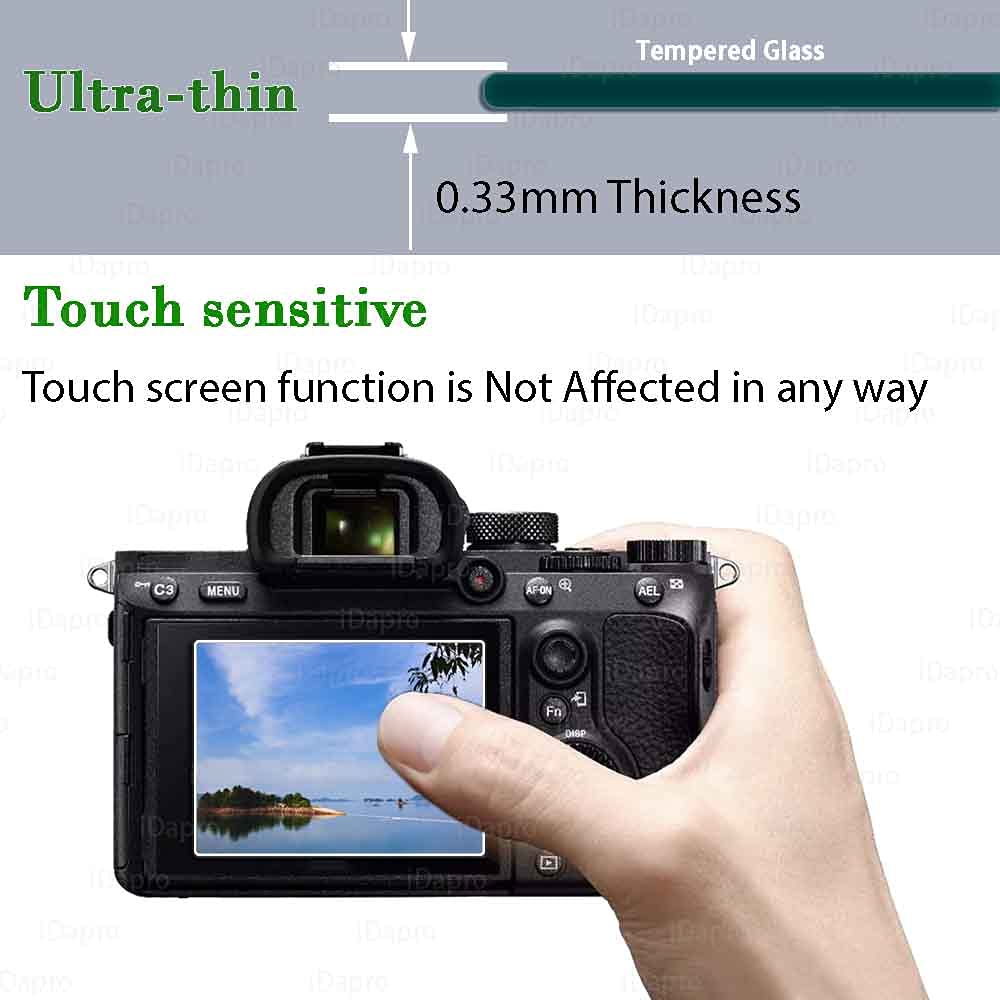 Screen Protector for Sony ZV-1F ZV1F Vlog Camera [3 Pack] Tempered Glass Easy Installation - Image 5