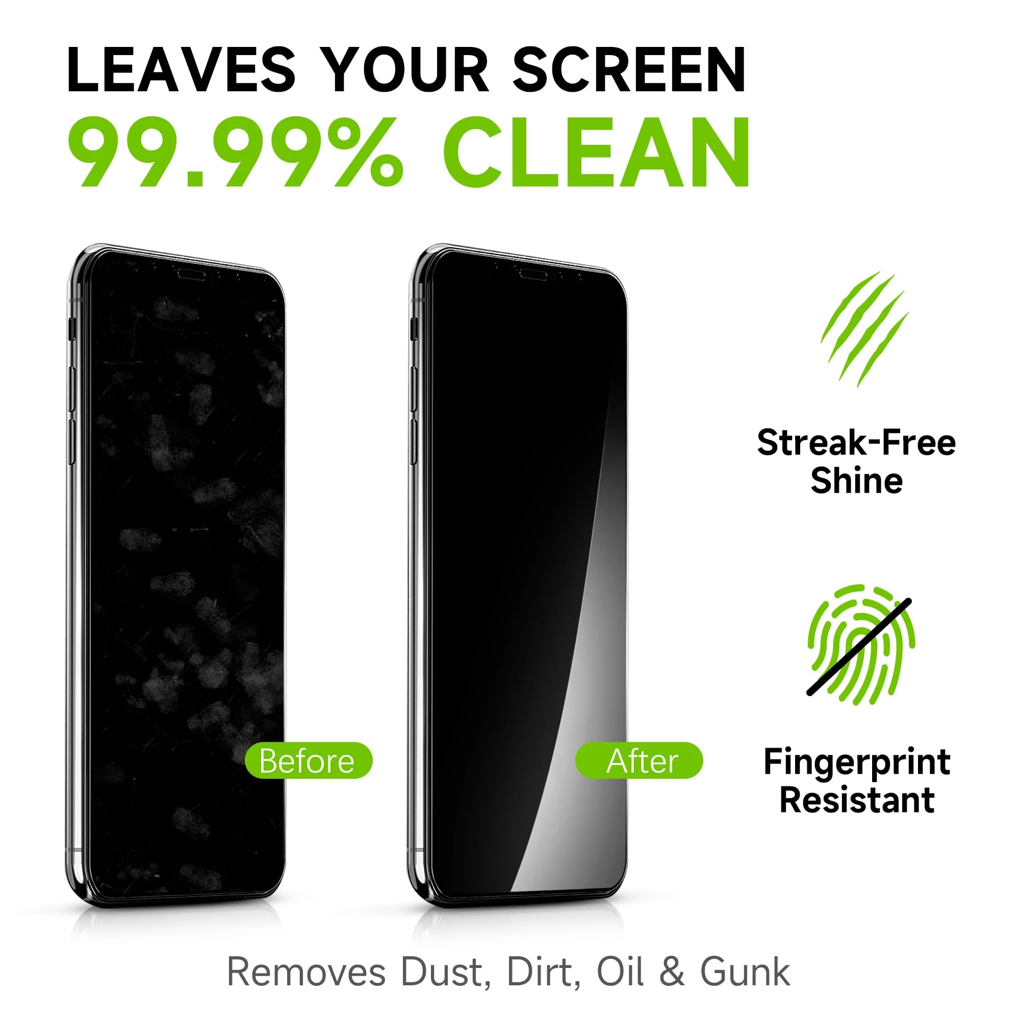 Screen Wipes Individually Wrapped, EOTW Lens Wipes for Eyeglasses Pre-moistened Computer Phone Glasses Cleaning Wipes for iPhone iPad Tablet PC Computer LED Screen, Pack of 120 120 Count (Pack of 1) - Image 4