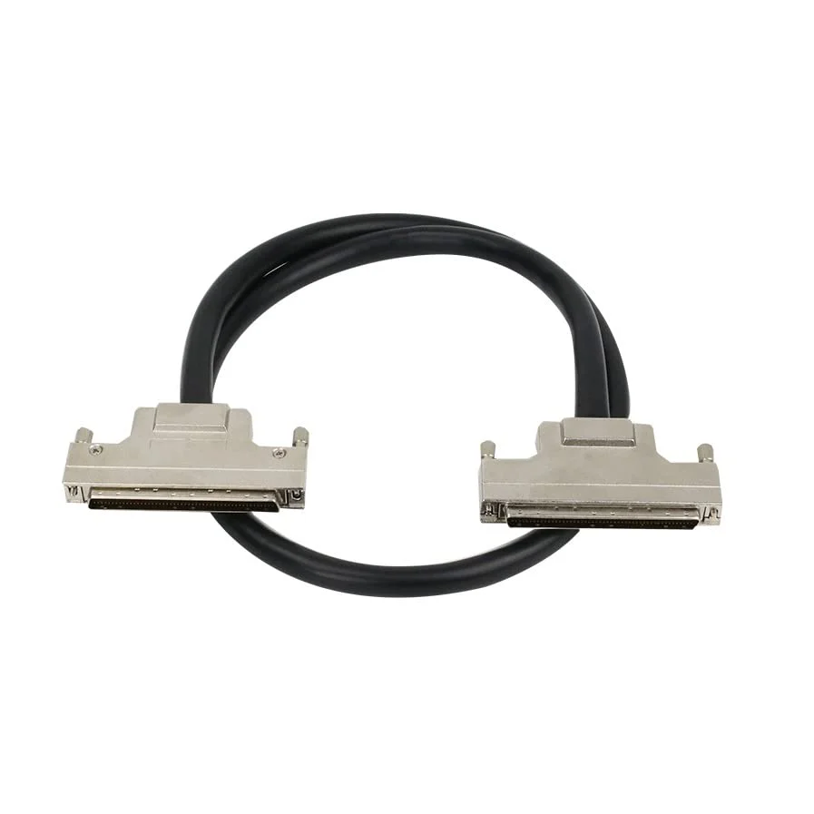 SCSI Cable HPDB100 Cable HPDB 100 Pin Male to Male Cable Office Computer Connector (1 Meter) 1 Meter