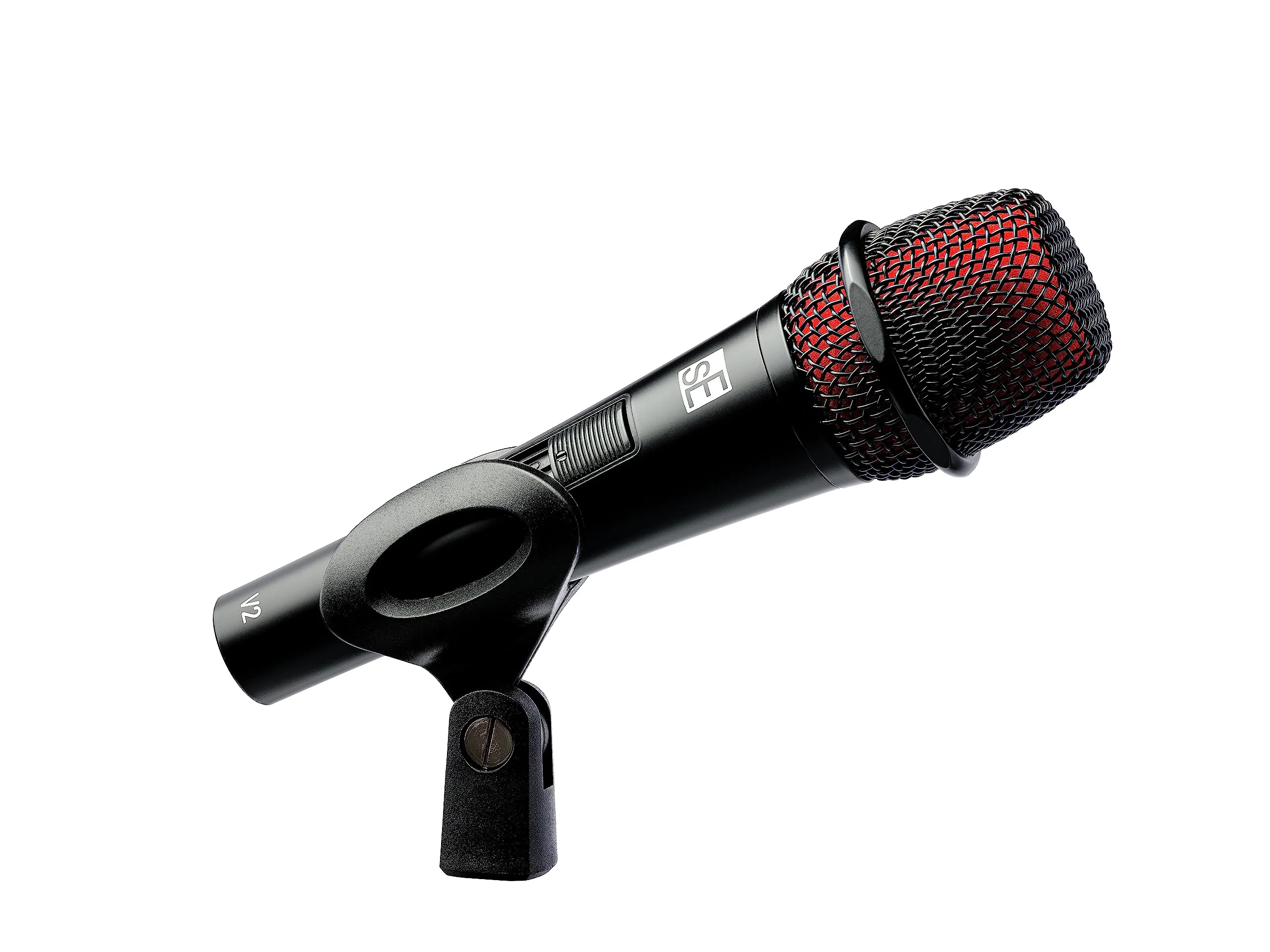 SE Electronics V2-SW-QTR Supercardioid Dynamic Handheld Microphone with On/Off Switch (Includes 15' Cable) - Image 3