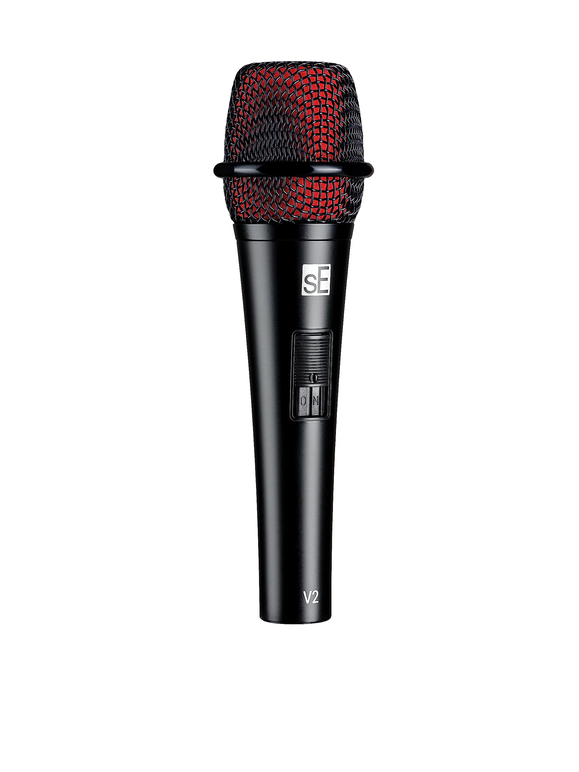SE Electronics V2-SW-XLR Supercardioid Dynamic Handheld Microphone with On/Off Switch (Includes 15' Cable) - Image 2