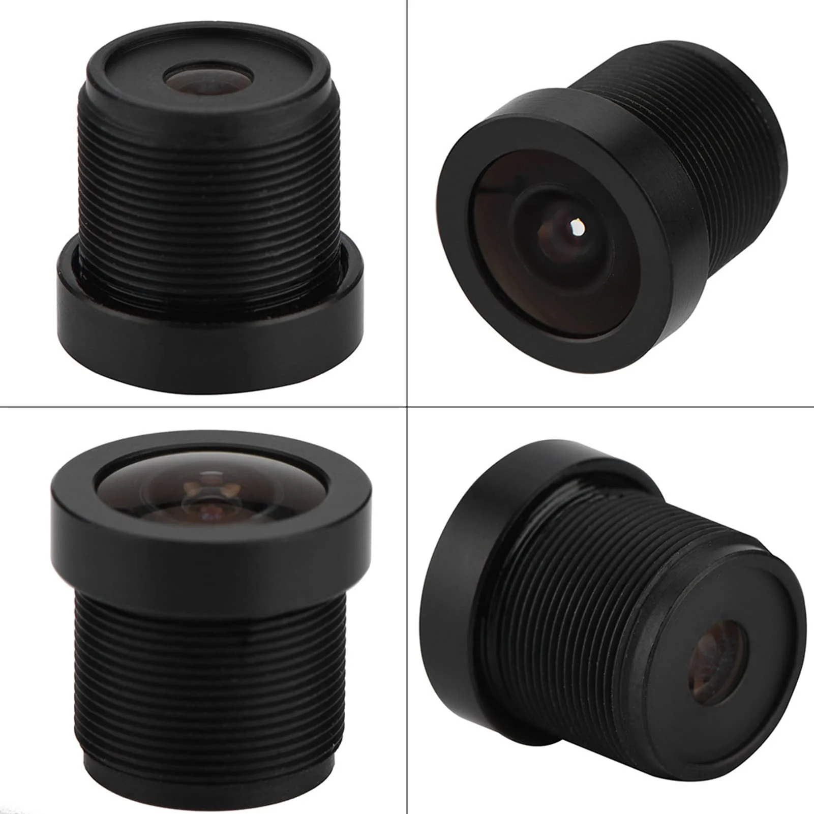 Security Surveillance Camera Lens, 2.1mm Camera Lens 150° Wide Angle x 0.5 IP Camera Lens CCTV Lens for 1/3'' & 1/2.9'' CCD Chips, Support Night Vision - Image 2