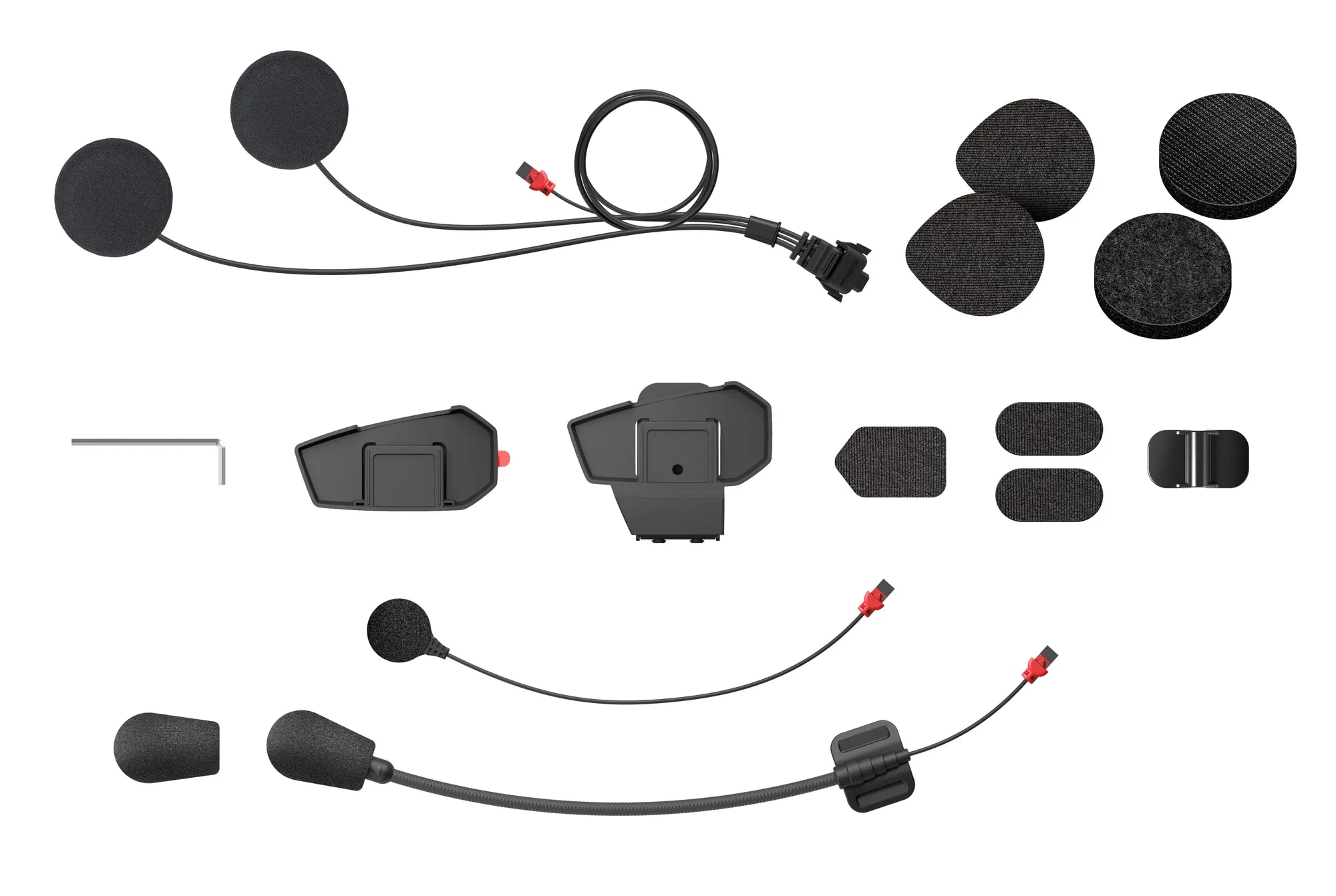 Sena Adult Helmet Clamp Kit for Spider ST1, Black, One Size US