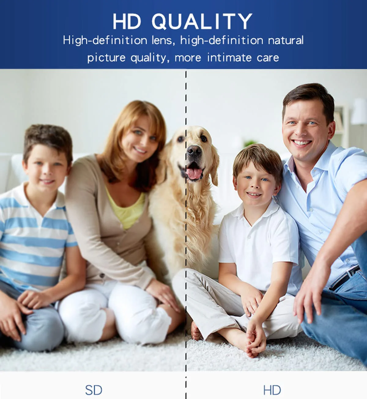 senri Mini Security Camera, 1080P HD WiFi Home Indoor Outdoor Camera for Baby/Pet/Nanny, IP Camera Remote Viewing for Security with iOS,Android Phone APP - Image 2