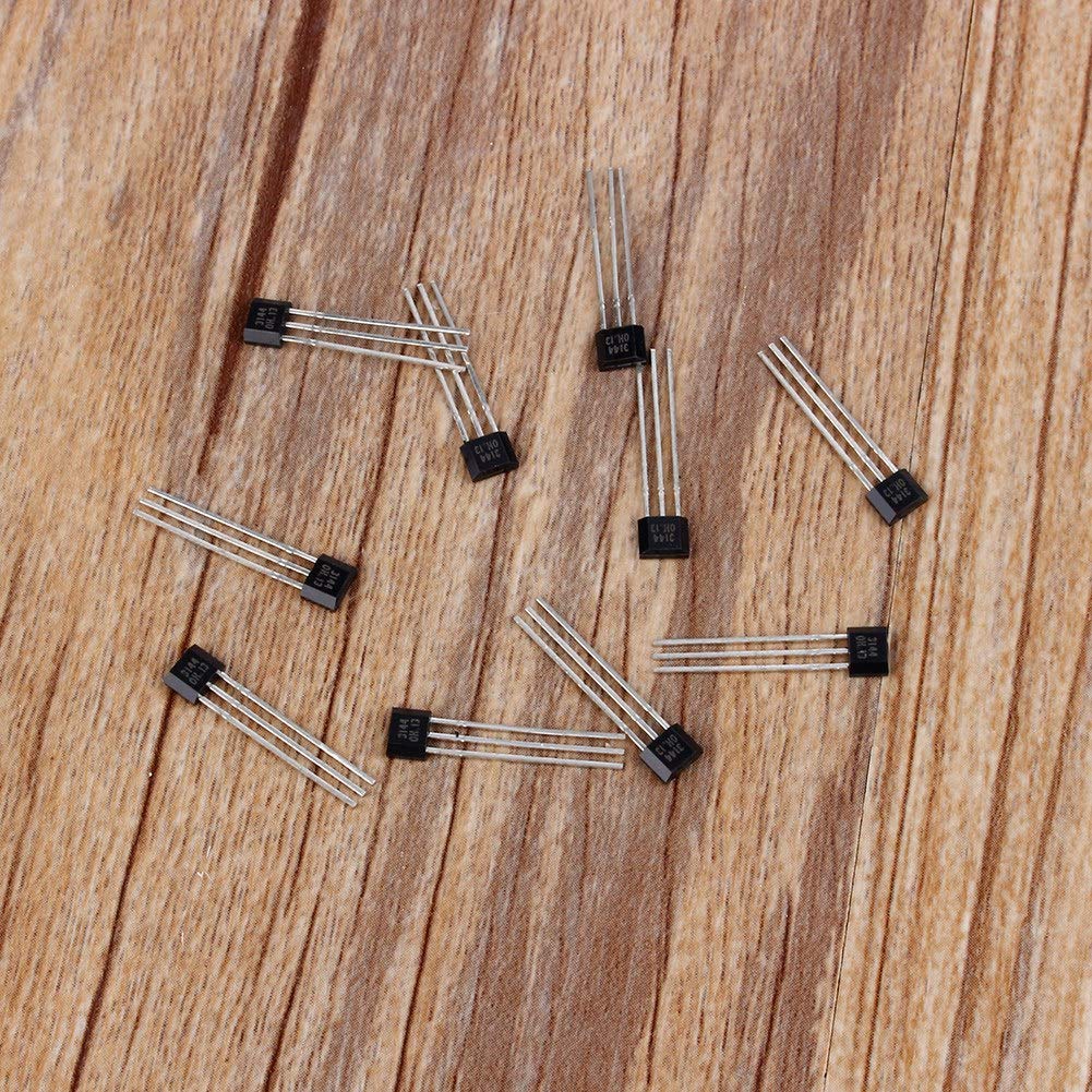Sensitive Hall Sensor + Hall Effect Sensor, A3144E 3144 OH3144E, SIP, 3 Pin, Accessories, Pack of 10 - Image 4
