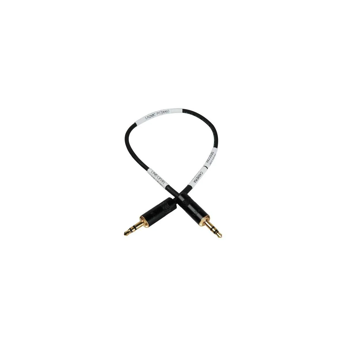 Sescom LN2MIC-PCDM50 3.5 Line to Mic 35dB Attenuation 9" DSLR Cable for Sony PCM-D50