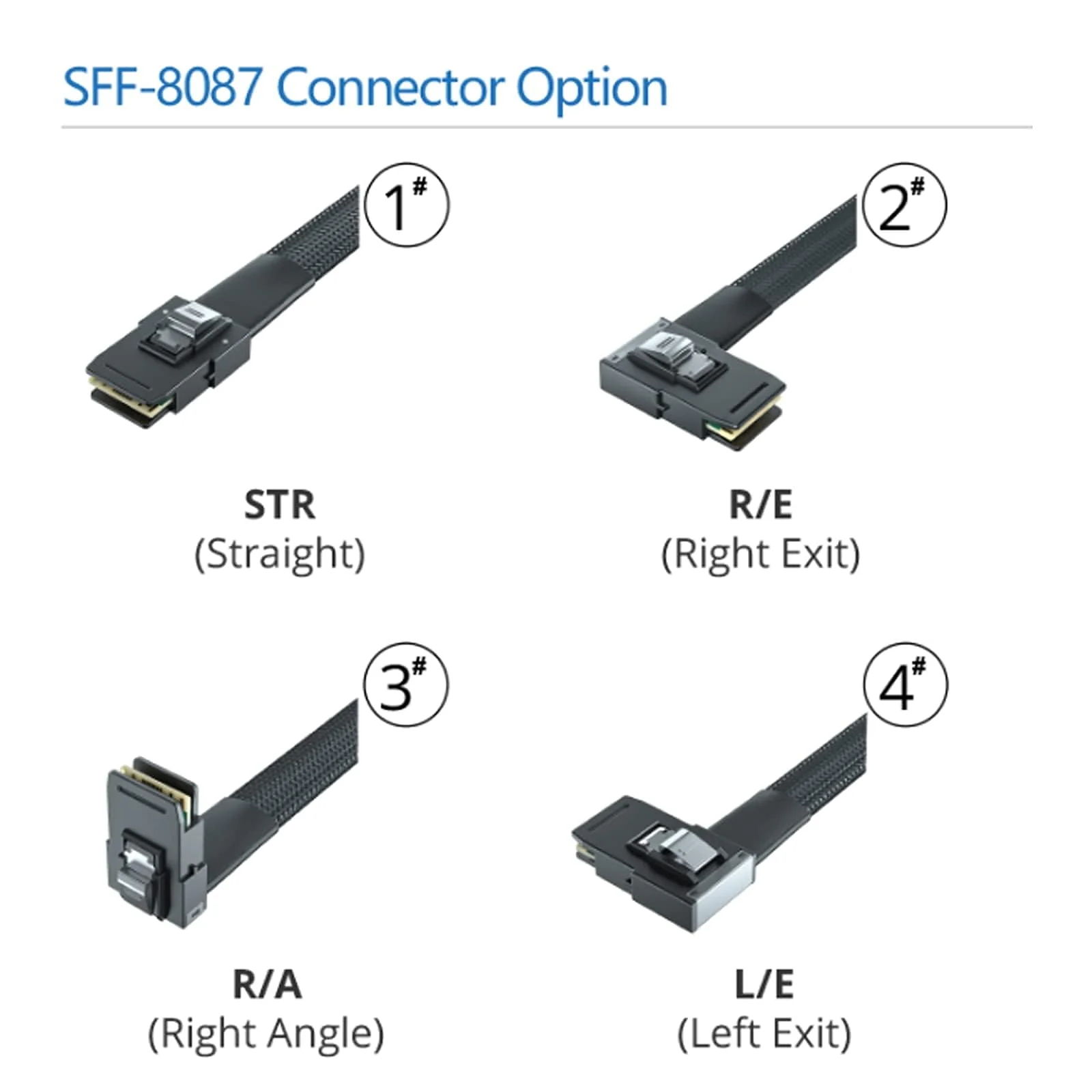 SFF-8087 to SFF-8087 6G Internal Mini SAS Cable, Compatible with PCI Express Controller or RAID, 100-Ohm, 0.5-m(1.6ft), 2 Pack Straight 0.5m - Image 7