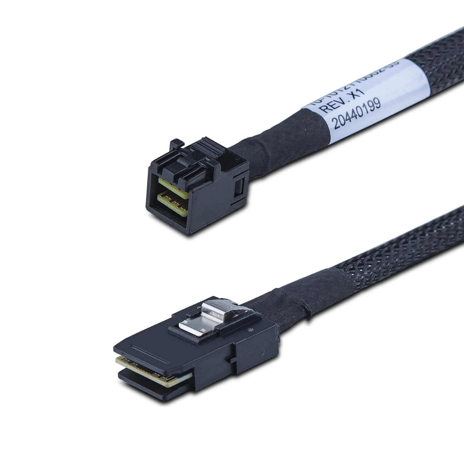 SFF-8643 to SFF-8087 Internal Mini SAS HD Cable, Compatible with Raid Controller Hard Drive, 100-Ohm, 0.5-m(1.6ft), 2 Pack Straight 0.5m - Image 2
