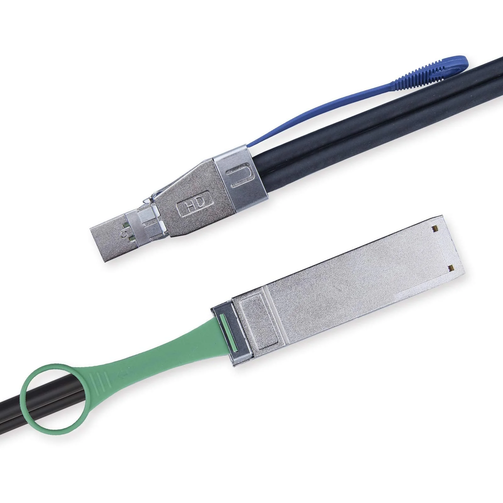 SFF-8644 to QSFP (SFF-8436) DDR Hybrid Min SAS Cable, External Copper SAS Cable for NetApp DS4243 DS4246 DS2246, 100-Ohm, 1.5-Meter(4.9-ft) 1.5m★SALE★ QSFP to SFF-8644 - Image 2