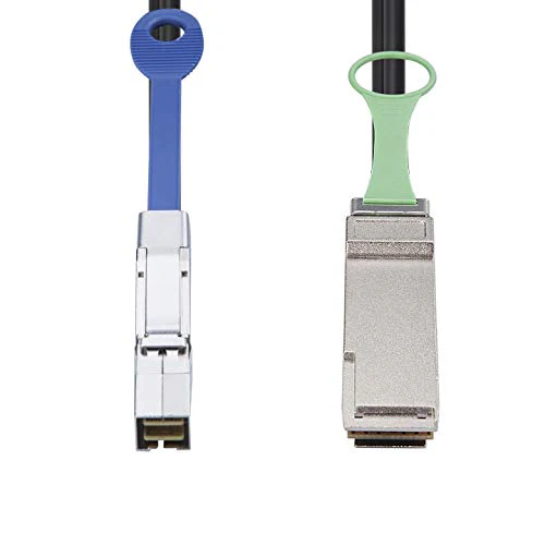 SFF-8644 to QSFP (SFF-8436) DDR Hybrid Min SAS Cable, External Copper SAS Cable for NetApp DS4243 DS4246 DS2246, 100-Ohm, 1.5-Meter(4.9-ft) 1.5m★SALE★ QSFP to SFF-8644 - Image 3