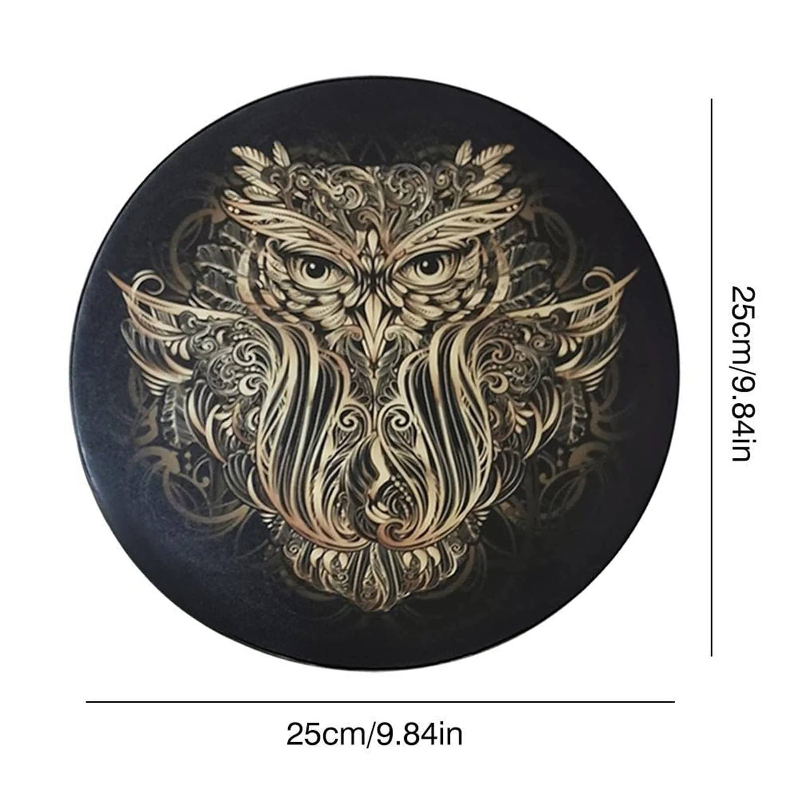 Shaman Drum 10 Inch Handmade Shamanic Drum Hand Drum With Drum Stick Tree of Life Sound Healing Tool For Spiritual Music, Reflection Meditation(Tree of Life) - Image 7