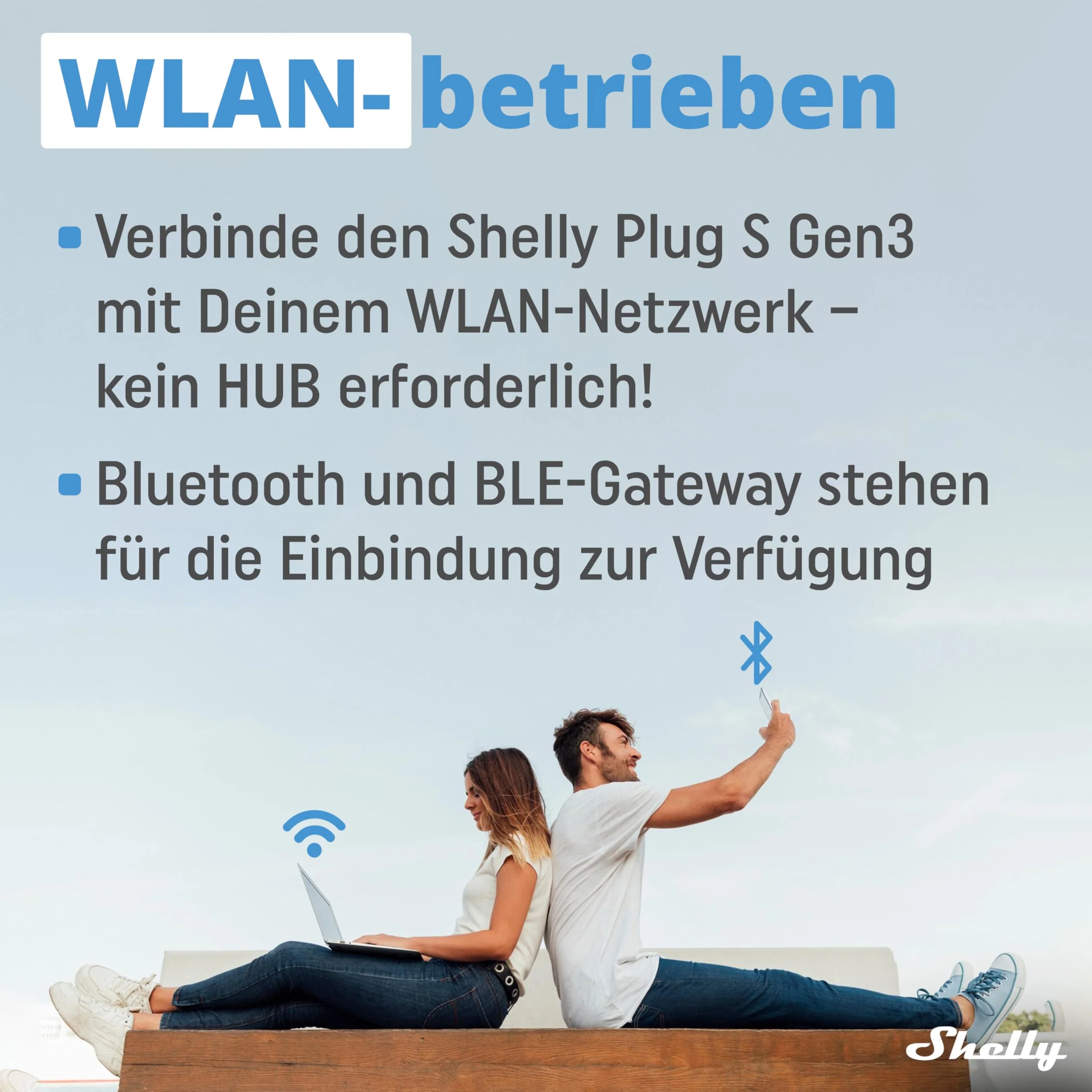 Shelly Plug S Gen3 White - WiFi Powered Smart Socket, Matter Certified, Power Measurement, 12A, 2500W, Google Home, Alexa & Apple HomeKit, No Hub Required, Device Monitoring - Image 4