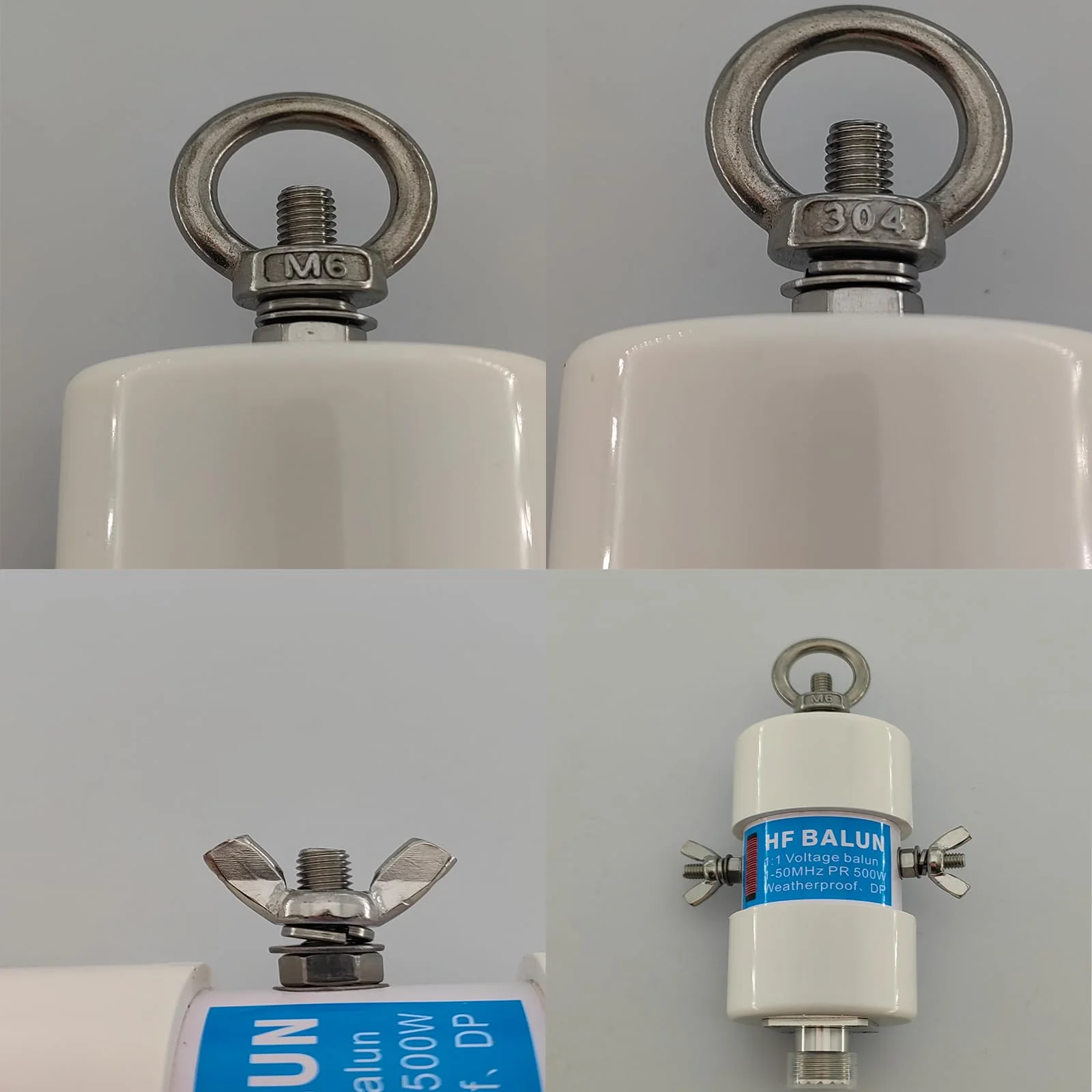 Shortwave Radio Balun Antenna 1:1 Balun Voltage 1-50MHz 500Watt Balun Ham Antenna with UHF Female (SO-239) Connector (DIY Waterproof Antenna) - Image 9