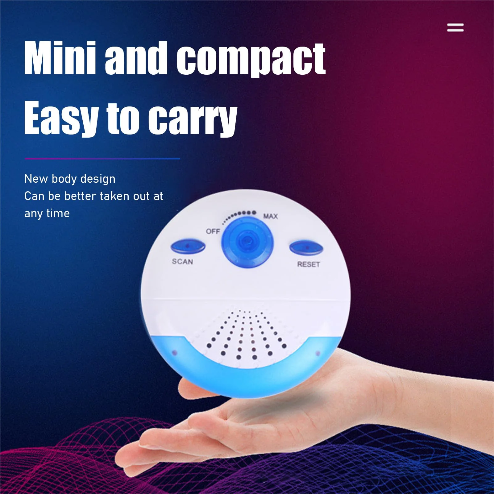 Shower Radio, Shower Radio IPX7 360 Degrees Surround Sound Portable FM Radio with Top Handle for Bathroom Outdoor - Image 7