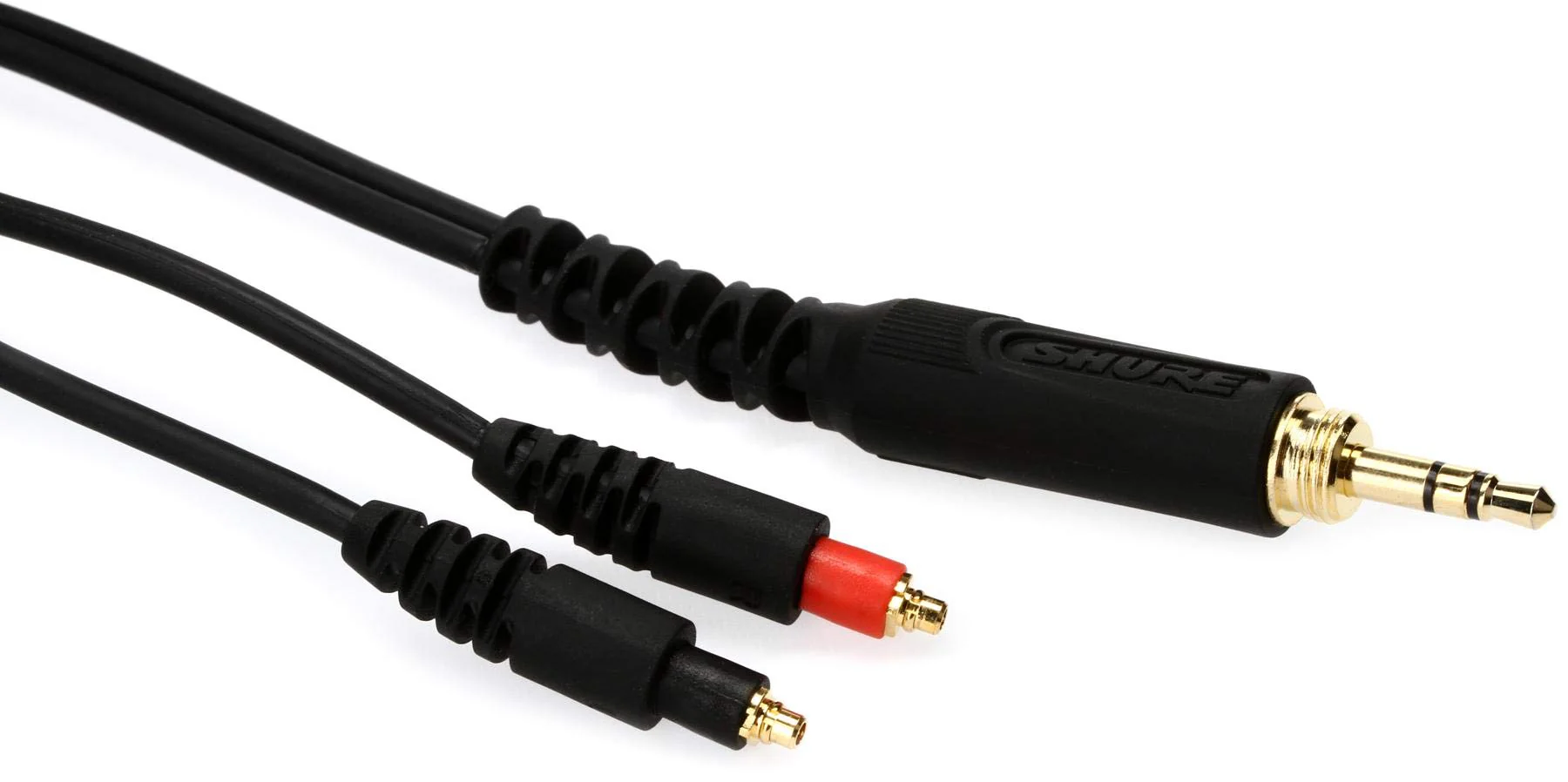 Shure HPASCA2 Replacement Cable Assembly for SRH1440 and SRH1840 - Black HPASCA2 (Straight)