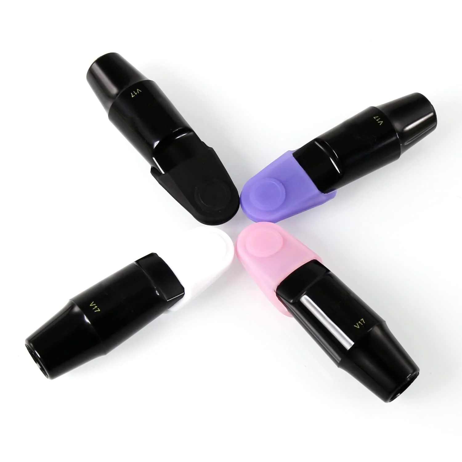 Silica Gel Mouthpiece Cap Durable Mouthpiece Protector for Clarinet/Alto Saxophone Sax Mouthpiece Protective Cap Middle Size(Purple) clarinet/alto sax middle size(purple) - Image 3