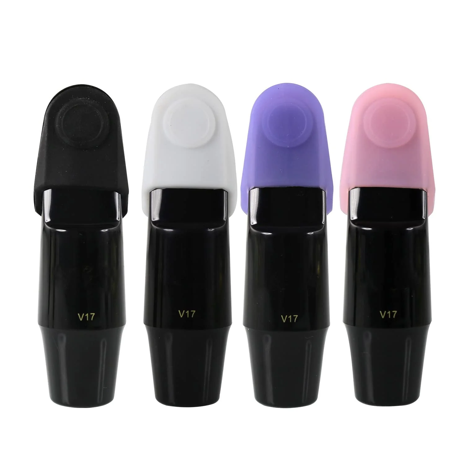 Silica Gel Mouthpiece Cap Durable Mouthpiece Protector for Clarinet/Alto Saxophone Sax Mouthpiece Protective Cap Middle Size(Purple) clarinet/alto sax middle size(purple) - Image 5