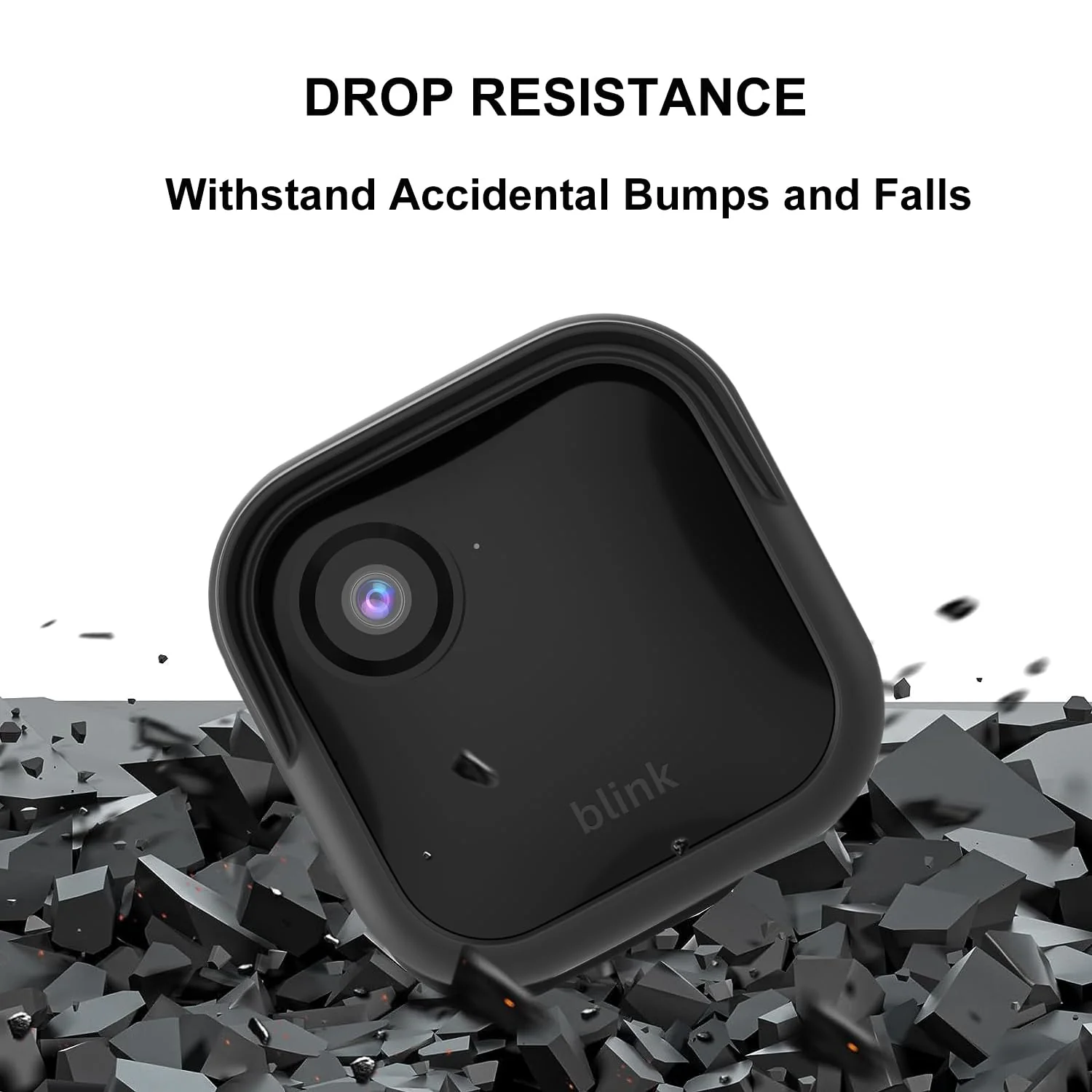 Silicone Case Cover for All-New Blink Outdoor 4 (4th Gen) - Weatherproof Protective Skin Cover with Hat Brim for All-New Blink Outdoor 4 Smart Security Camera (Black, 3 Pack) Black - Image 3