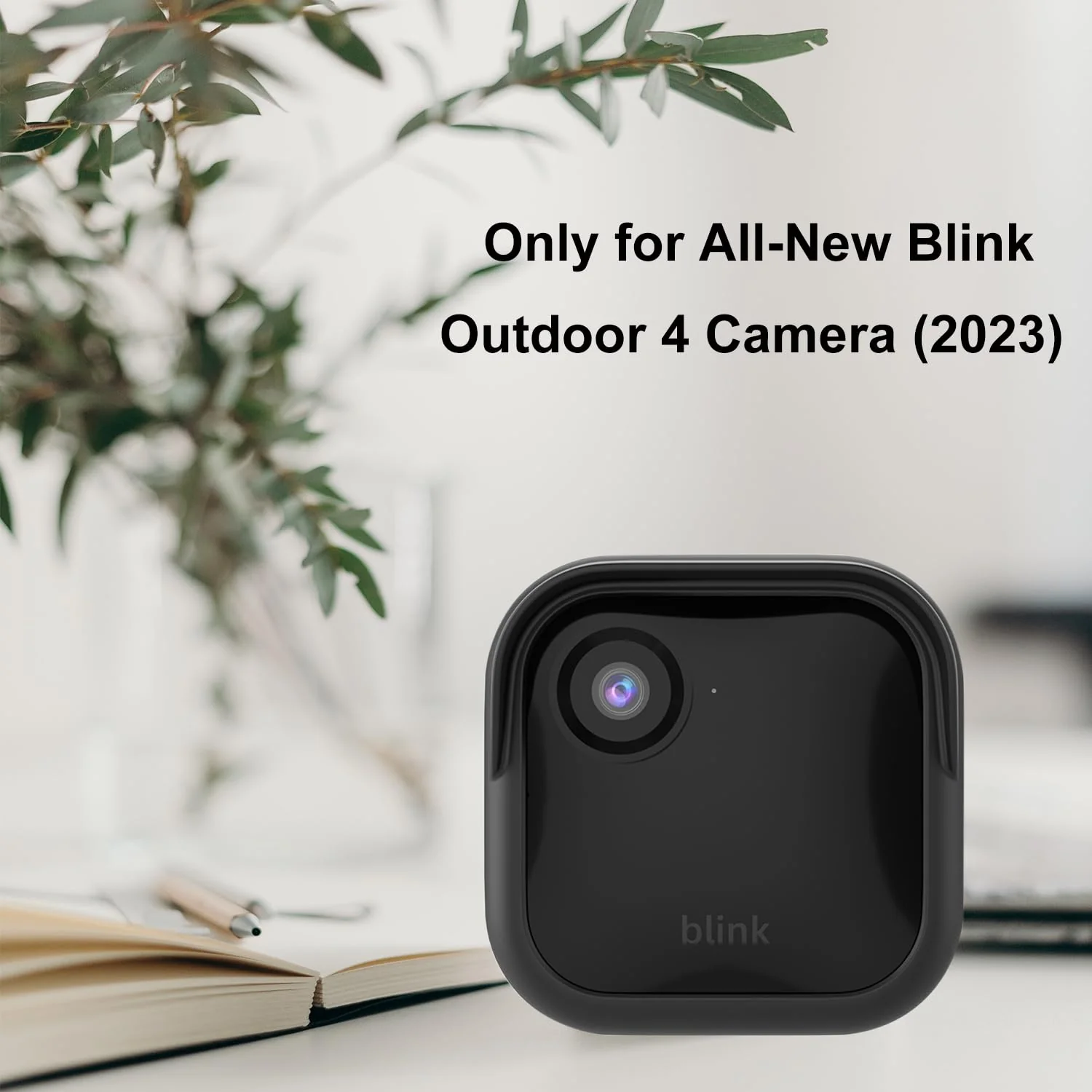 Silicone Case Cover for All-New Blink Outdoor 4 (4th Gen) - Weatherproof Protective Skin Cover with Hat Brim for All-New Blink Outdoor 4 Smart Security Camera (Black, 3 Pack) Black - Image 6