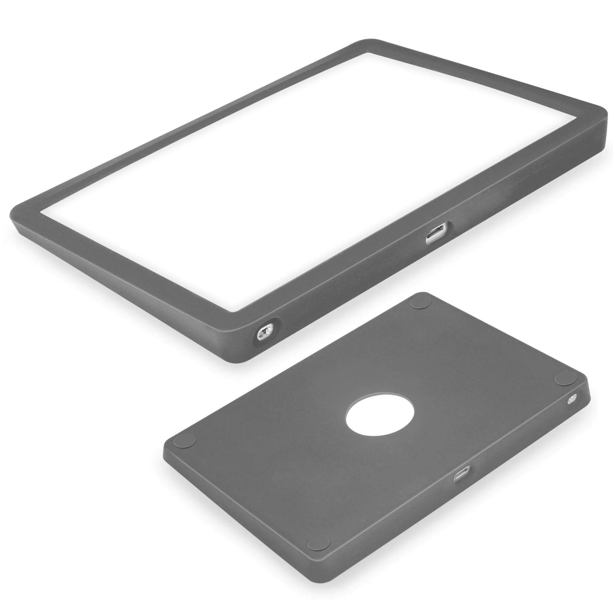 Silicone case for Magic Trackpad 2 Silicon case for Apple Wireless Touchpad Apple Trackpad Protective Cover，Anti-dust and Anti-Scratch Washable Wear-Resistant Silicone Skin (Dark Gray) dark grey