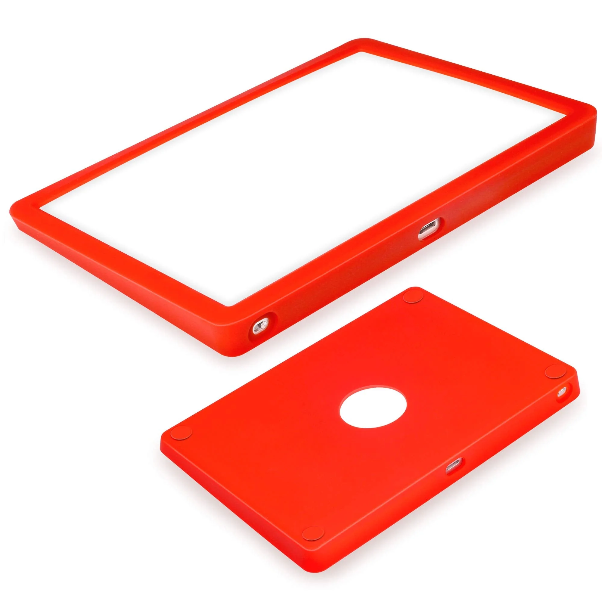 Silicone case for Magic Trackpad 2 Silicon case for Apple Wireless Touchpad Apple Trackpad Protective Cover，Anti-dust and Anti-Scratch Washable Wear-Resistant Silicone Skin (red) red