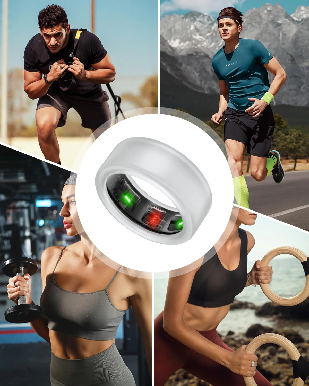 Silicone Ring Cover Compatible with Oura Ring Protector, Elastic Case for Oura Ring Gen 4/3 Working Out - Patent Protected (Transparent+Transparent, S for 678910) Transparent+Transparent - Image 6